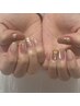 自分だけの秘密★おしゃれなニュアンス推しネイル