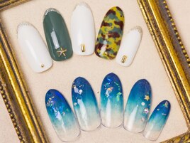 秋ネイル／6500円