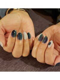 縦グラデ ニュアンス