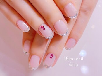 ビジュネイル(Bijou nail)/☆7200☆ガラスフレンチ