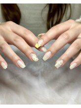 ネイルベベ(Nail bebe)/春ネイル♪イエローフレンチ