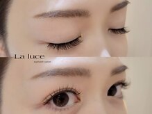 ラ ルーチェ(La luce)/フラットラッシュ/モカブラウン