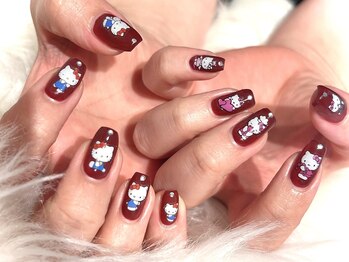 ショウネイル(show nail)/キティちゃんネイル