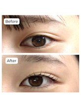 リムル バイ グリッター(RIMURU by GLITTER)/まつ毛パーマ/束感まつげ