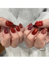 ジュアネイル(jouer nail)/バレンタイン♪ハートネイル