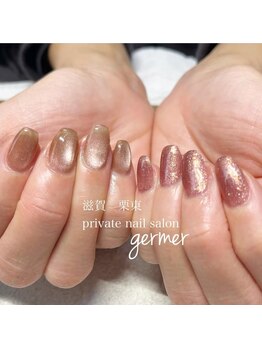 ジェルメ(germer)/片手ラメ片手マグネット♪