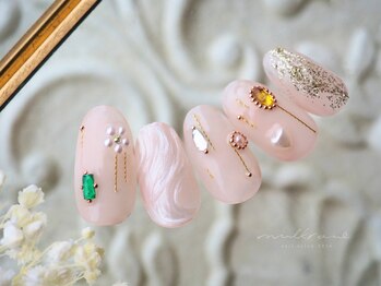 ミルクネイル(MILK NAIL)/カラフルビジュー〈新規7500円〉