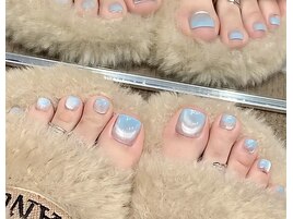 可愛いフットネイル