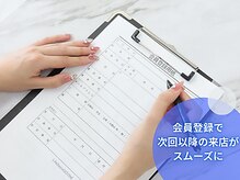 ライフオアシスオーツーゾーン(Life Oasis O2ZONE)/次回以降のご利用もスムーズ☆