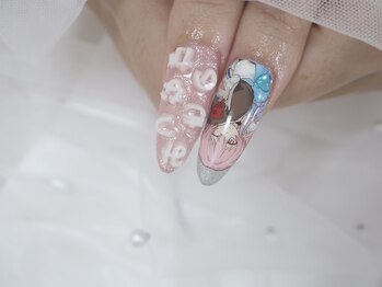 nailsalon amore 心斎橋店【長さだし/持ち込み/スカルプ/フィルイン/定額】/痛ネイル3960円