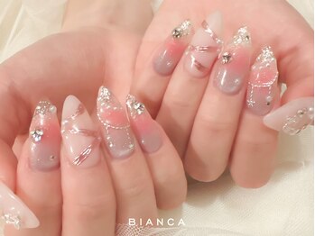 ビアンカ 赤羽店(Bianca)の写真/指先で差をつける！チップ長さだし10本で叶う、とっておきのキュートモテネイル♪