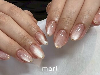 マール 三宮店(marl)の写真/[お爪に優しいパラジェル/フィルイン取扱店] 【ワンカラー￥6050】お爪のお悩みをカウンセリング☆