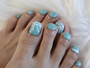 ヴィエル ネイル(VIEL NAIL)/ティファニーblueなネイル☆