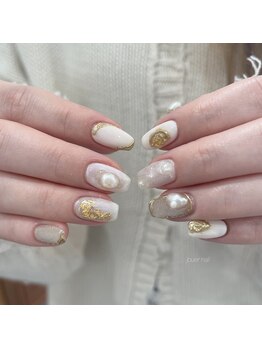 ホワイトネイル☆ブライダル