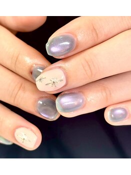 夏ネイル/ユニコーン/星パーツ