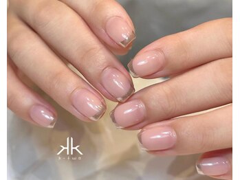ケーツーネイル(k-two nail)/ミラーフレンチ(みな)