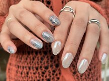 ジュイール(Jouir)/くすみブルー×ホワイトオーロラ