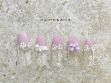 マリーネイルズ 心斎橋店(MARIE NAILS)/新規様/7700 ガーリー 0319d