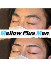 メロウプラス(mellow+)/メンズ眉毛/アイブロウ/眉毛