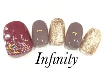 インフィニティ なんば店(Infinity)/【ラメグラデ×パール】¥