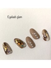 アイラッシュグラム(Eyelash glam)/大人クリスマスネイル