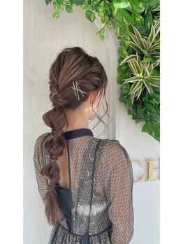 シェーヌ(CHAINE)/ヘアアレンジ/アップスタイル