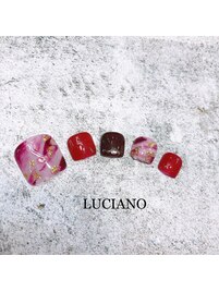 フットネイル定額デザイン7500円