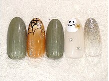 リノ ネイル(Rino nail)/10月の新作ハロウィーン　710i2