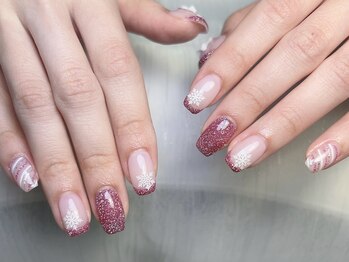 カナネイル(KANA.nail)/持ち込み　クリスマスネイル