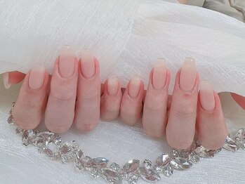 エガオネイルサロン 池袋店(EGAO NAIL SALON)/チップ長さだしワンカラー