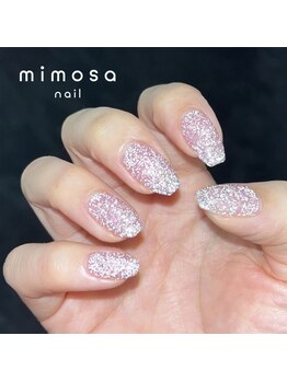 ミモザ(mimosa)/フラッシュネイル