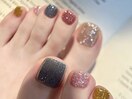 フット彩りキャンディネイル