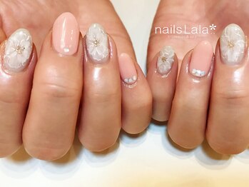 ネイルズ ララ(nails Lala)/フラワーネイル。