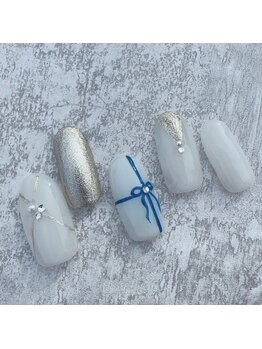 リボンネイル￥9000