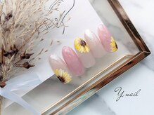 ワイネイル(Y.nail)/上品ひまわり