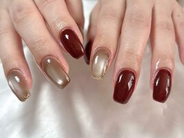 beigeマグ＊ボルドー