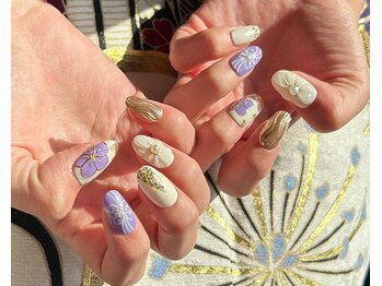 ペッシュブルーム 梅田(Peche Bloom)/韓国ネイル シンプルネイル