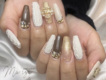 ムーリュ(Mu'ryu)の写真/【チップでの長さ出し可◎】やり放題コースは一部ストーン/シール、アートもやり放題でトレンドデザインも!