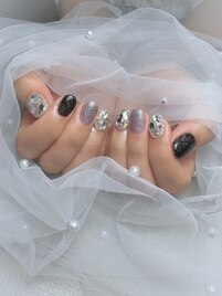 クール埋め尽くしネイル