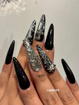 ルーム ビューティーラボラトリーズ(room beauty laboratories)/ロングネイル×埋め尽くし