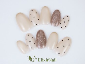 エリクサーネイル 西武新宿(Elixir Nail)/定額a シンプル/クーポン使用