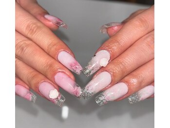 ネイルライフ 目黒店 恵比寿 白金(NailLife)/スカルプフラワーネイル