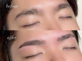 プラスエリマ 四日市(Plus Elima)の写真/眉毛のお悩み解決◎骨格やお顔のバランスに合うデザインをご提案☆サロンケアで毎日のメイクを楽に♪