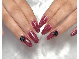 きらん＊大人っぽバラネイル