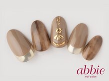 ネイルサロン アビー グランデュオ蒲田店(abbie)/PDフレンチ　￥14300