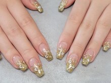 エムユーファイブネイル(MU5-nail)/【スカルプ】ラメグラデーション