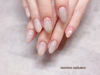 ジャスミンネイルサロン(Jasmine)/チェックネイル