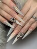 ［スカルプネイル］アート少なめシンプルコース￥1６０００
