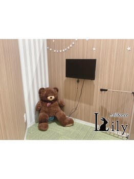 お子様同伴OKのサロン