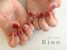 リノ 浦添店(Rino)/もやもや×メタリック×ネイル